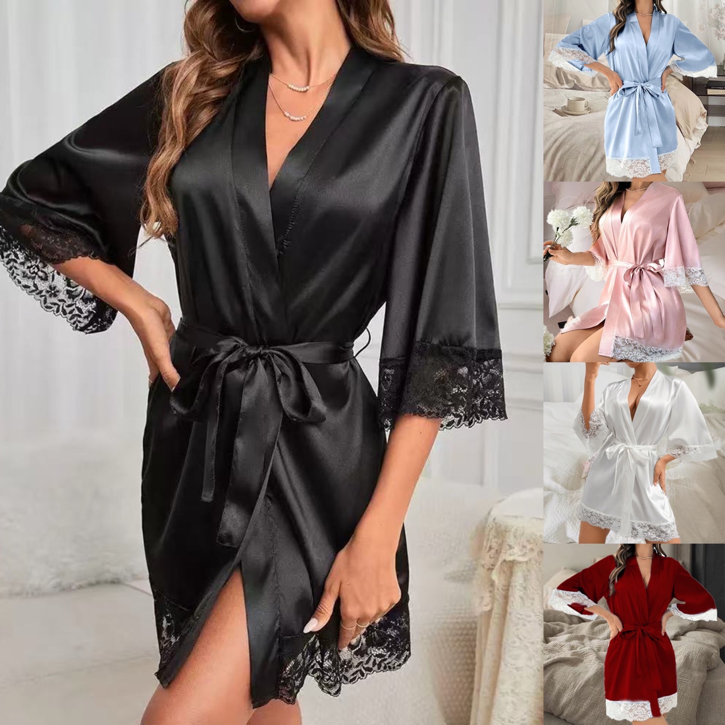 Bathrobe - Европейские и американские свадебные халаты, домашние