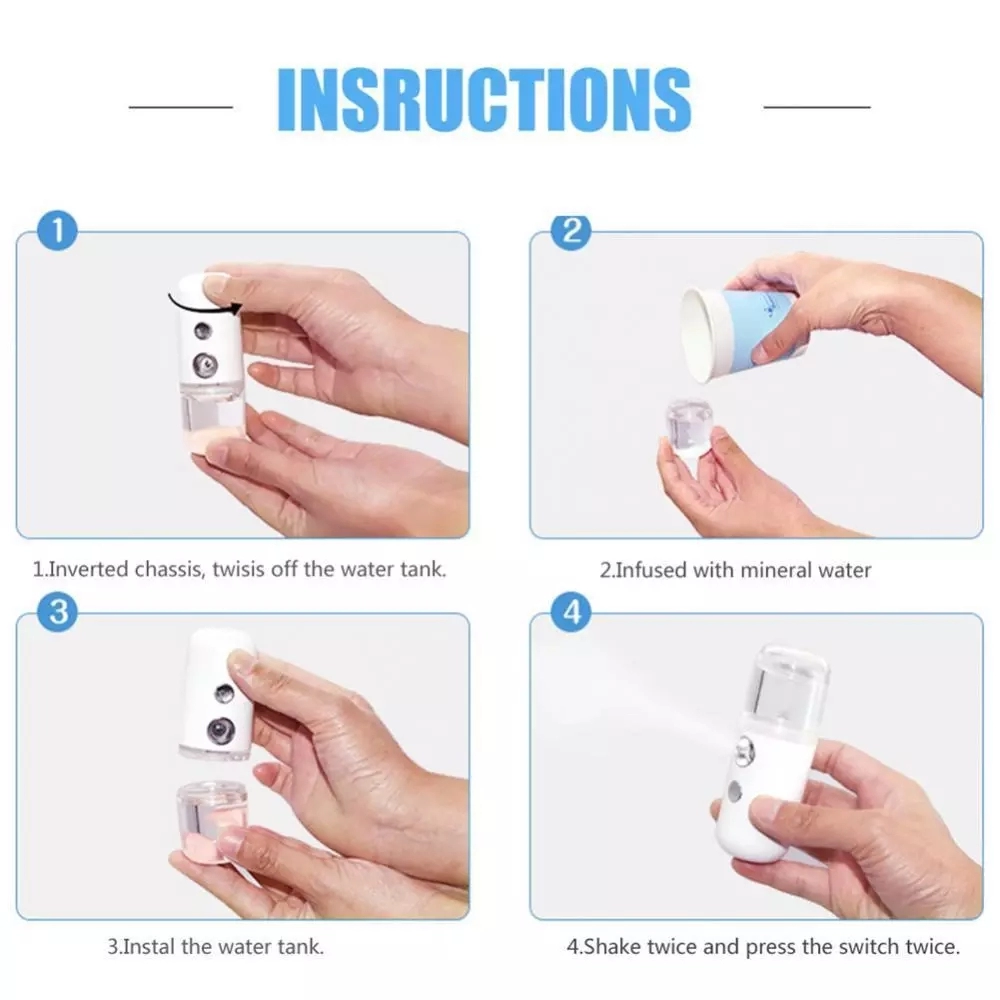 Nano Facial Mister Sprayer Пор – обзор и цена Face Steamer