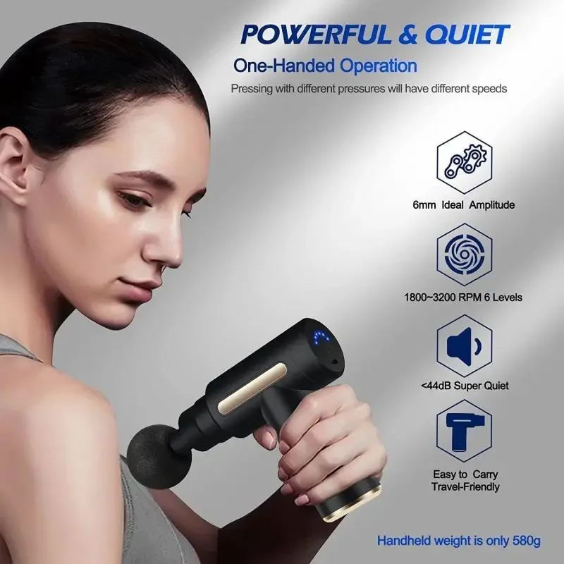 Портативный фасциальный массаж – обзор и цена Massage Gun